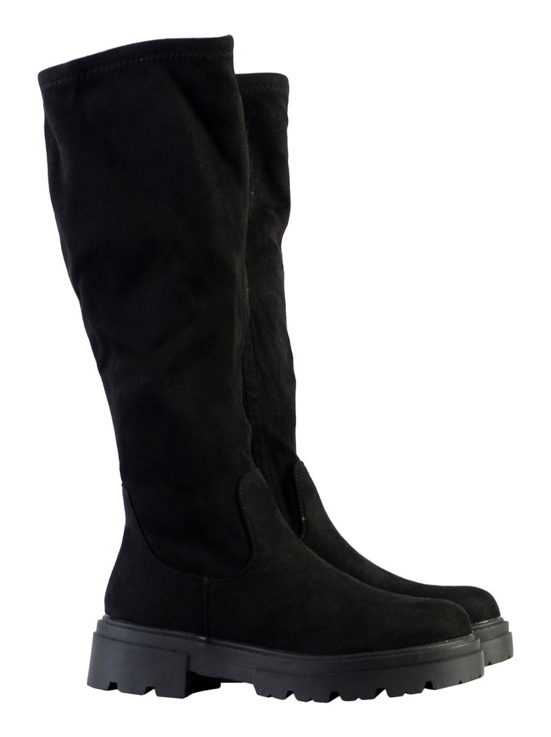 Bottes à Zip The divine Factory Noir - Kiabi
