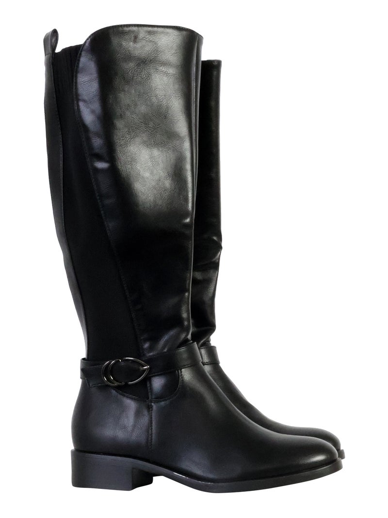 Bottes à Zip The Divine Factory Noir - Kiabi