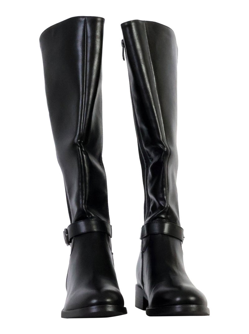 Bottes à Zip The Divine Factory Noir - Kiabi