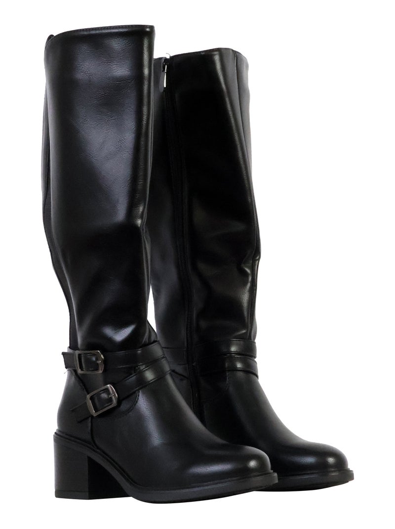 Bottes à Zip The Divine Factory Noir - Kiabi