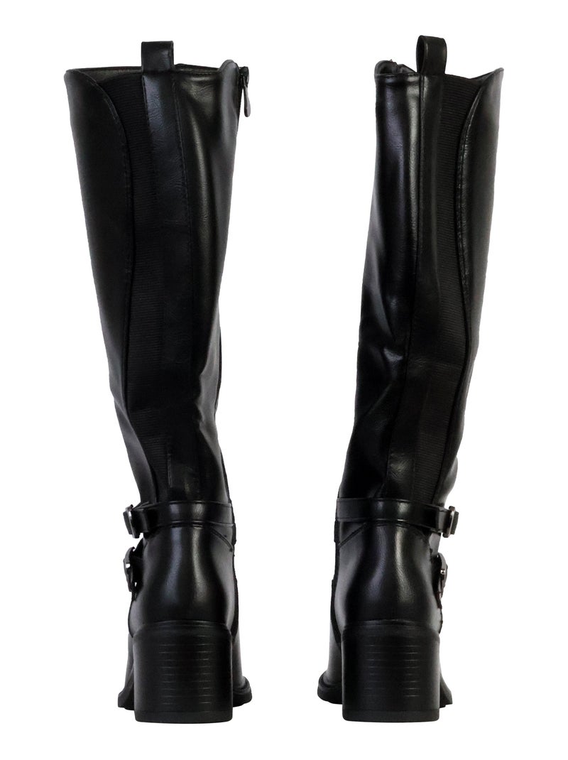 Bottes à Zip The Divine Factory Noir - Kiabi