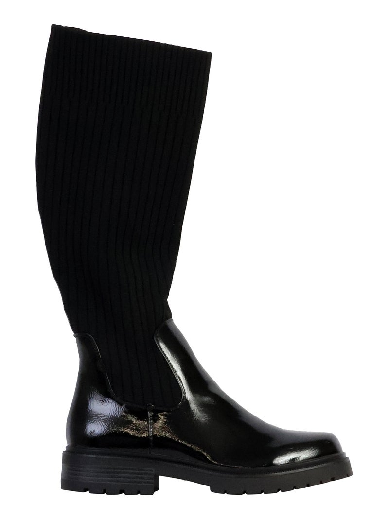 Bottes à Zip The Divine Factory Noir - Kiabi