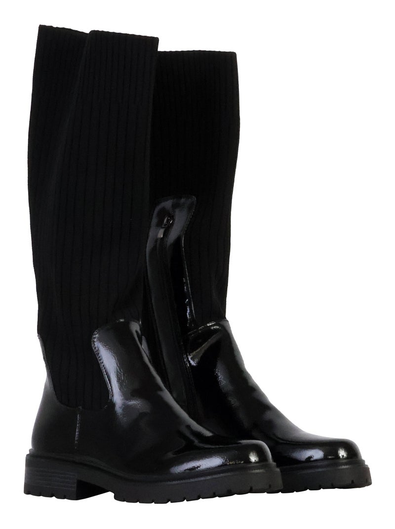 Bottes à Zip The Divine Factory Noir - Kiabi