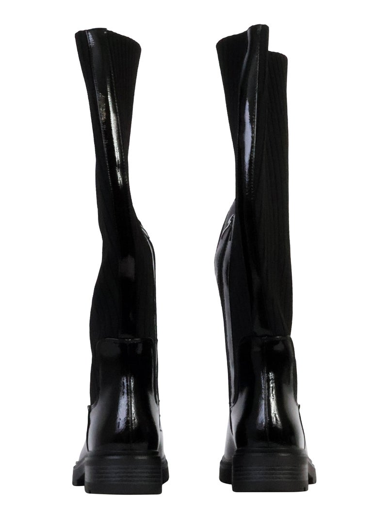 Bottes à Zip The Divine Factory Noir - Kiabi