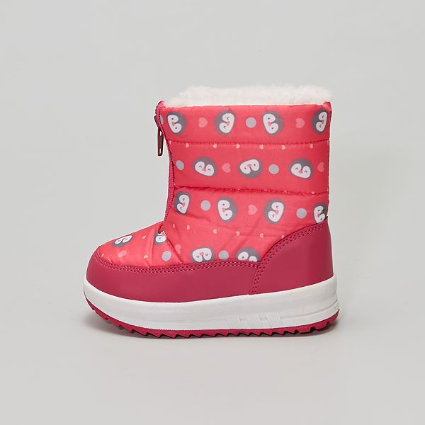 Bottes Apres Ski Bebe Fille Fuchsia Kiabi 00