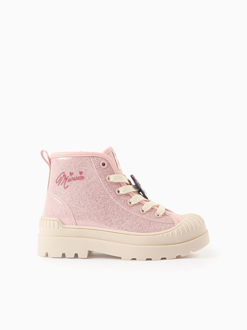 Bottes avec Brillants Minnie Rose clair - Kiabi