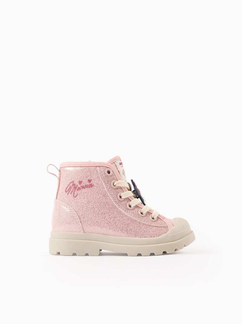 Bottes avec Brillants Minnie Rose clair - Kiabi