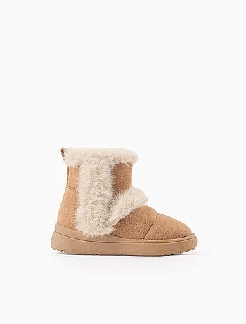 Bottes avec Fausse Fourrure