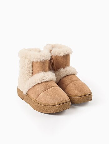 Bottes avec Fausse Fourrure