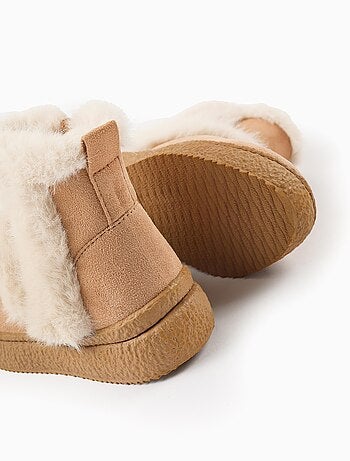 Bottes avec Fausse Fourrure