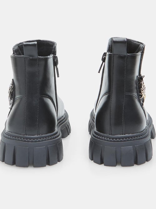 Bottes avec patch en forme de coeur BATA - Kiabi