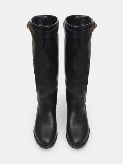 Bottes avec semelle compensée intérieure et boucle BATA - Kiabi