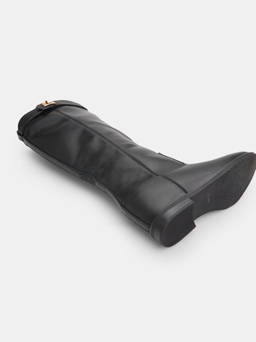 Bottes avec semelle compensée intérieure et boucle BATA - Kiabi