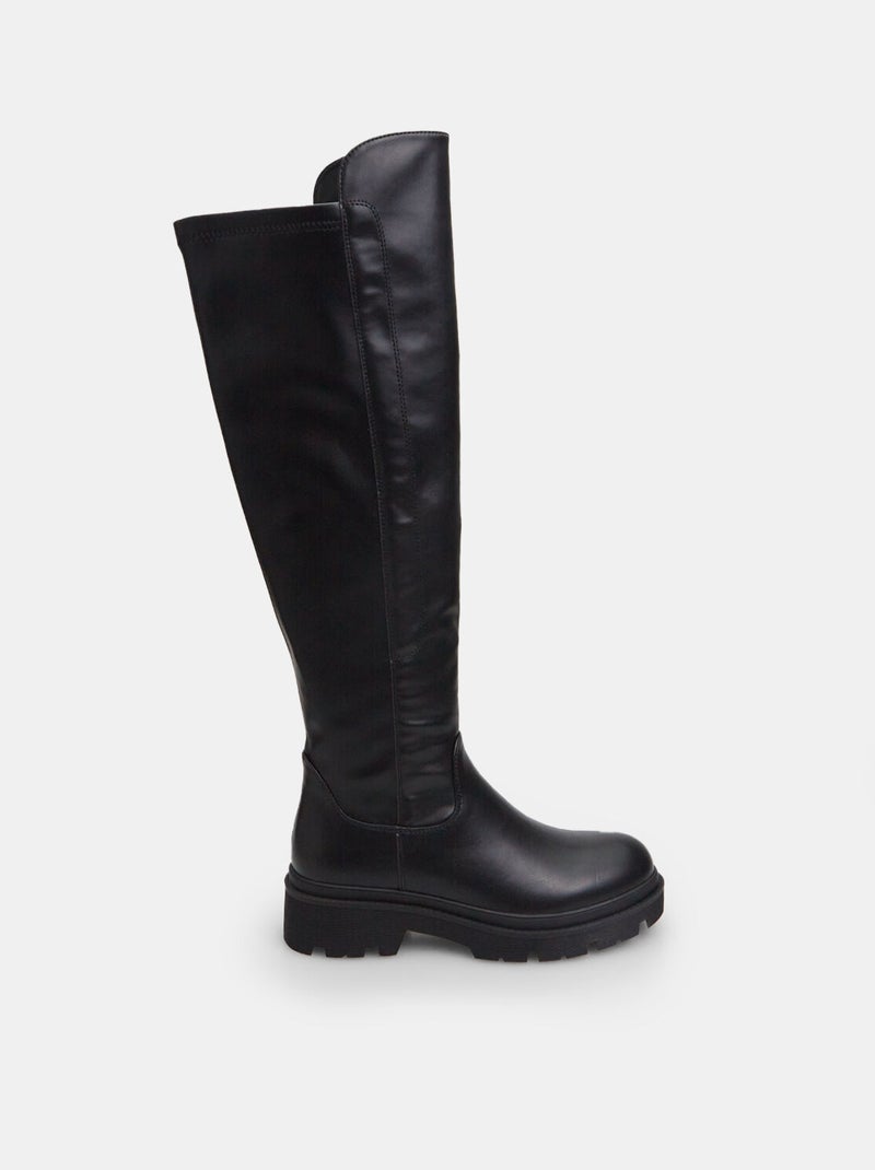 Bottes avec semelle crantée BATA Noir - Kiabi