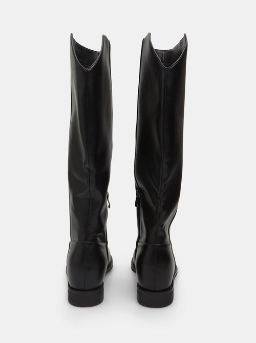 Bottes avec talon compensé intérieur BATA - Kiabi