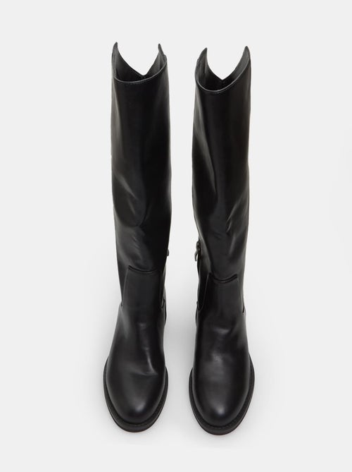 Bottes avec talon compensé intérieur BATA - Kiabi