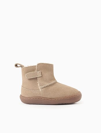 Bottes barefoot en daim