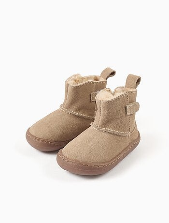 Bottes barefoot en daim