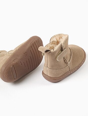 Bottes barefoot en daim