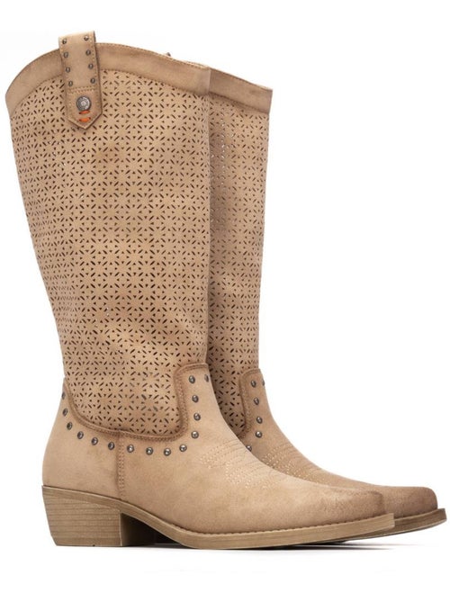 Bottes basiques style cowboy - Kiabi
