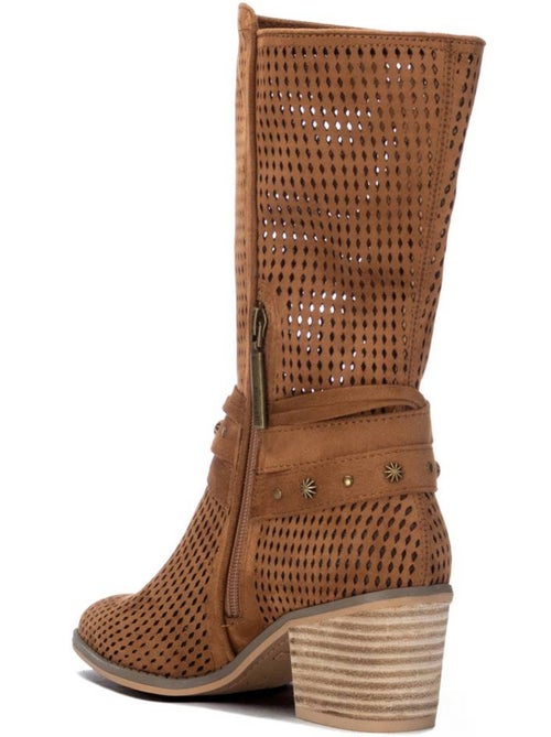 Bottes basiques style cowboy - Kiabi