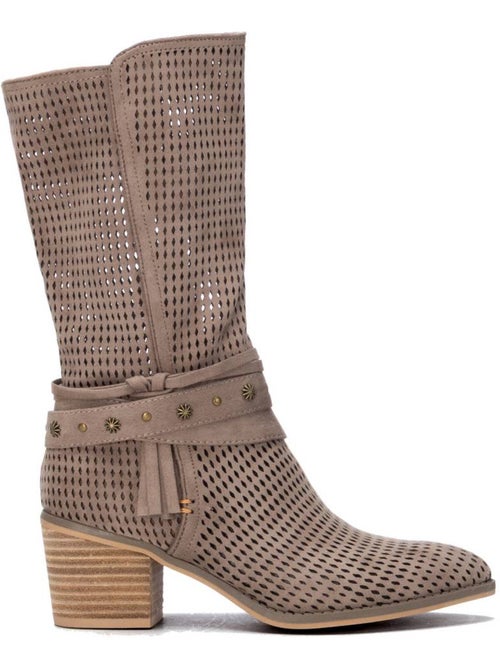 Bottes basiques style cowboy - Kiabi