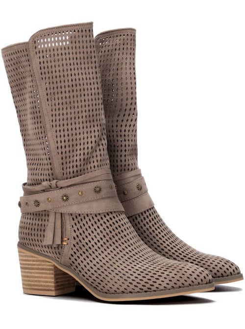 Bottes basiques style cowboy - Kiabi