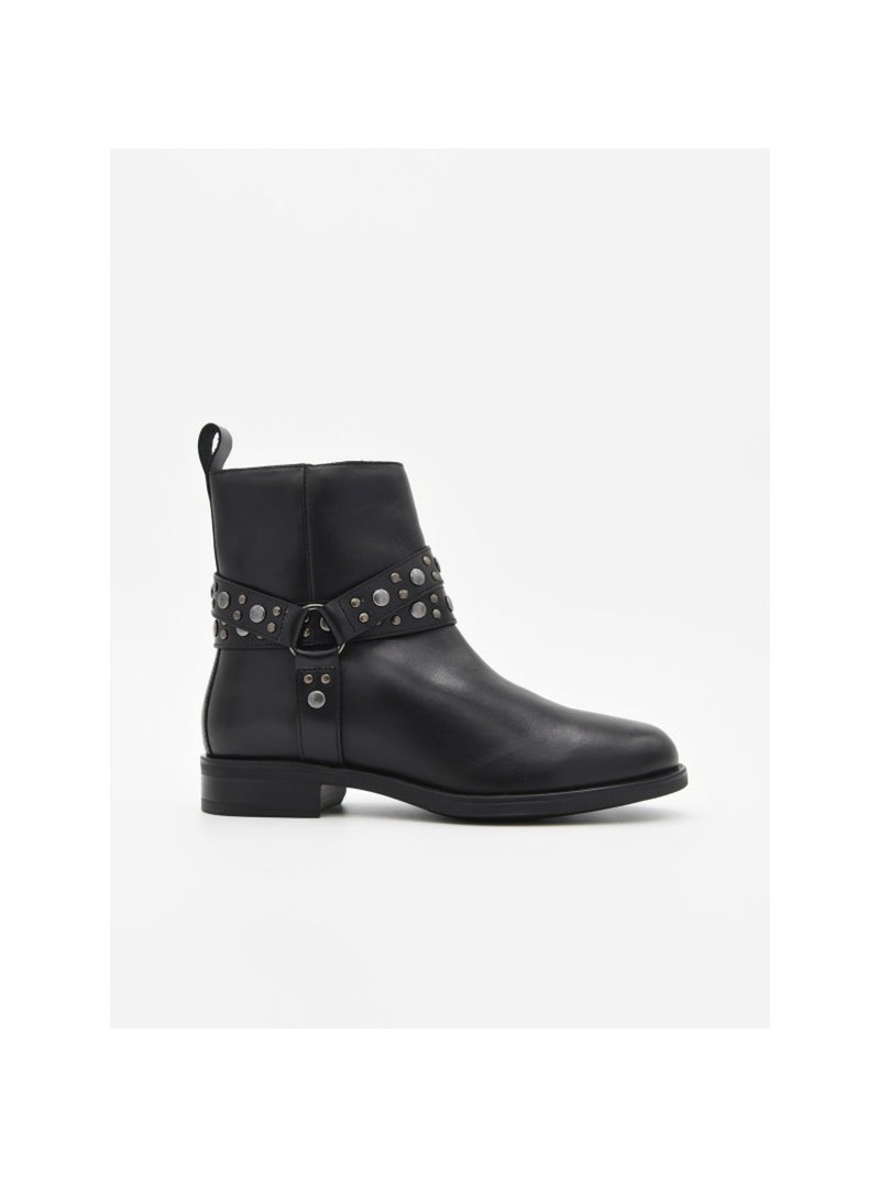Bottes Basses Matériau Synthétique Purapiel Noir - Kiabi