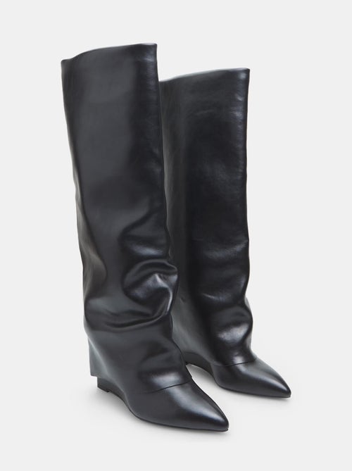 Bottes Bata Red Label avec talon compensé - Kiabi
