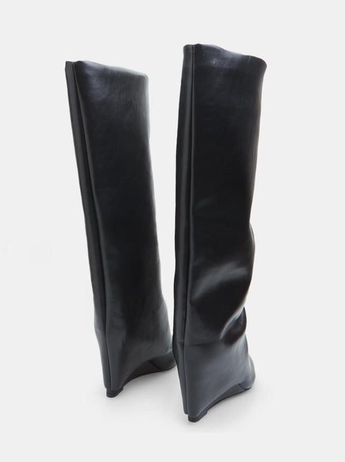 Bottes Bata Red Label avec talon compensé - Kiabi