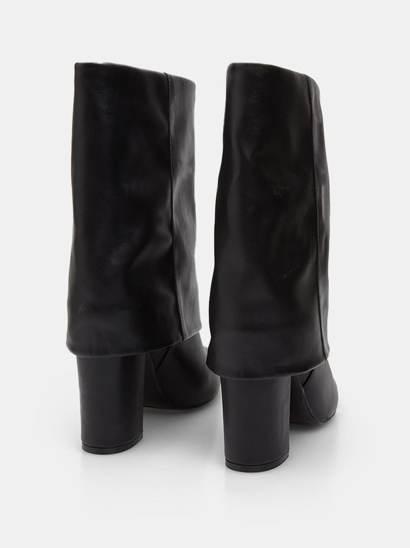 Bottes Bata Red Label avec talon de 10 cm Noir - Kiabi