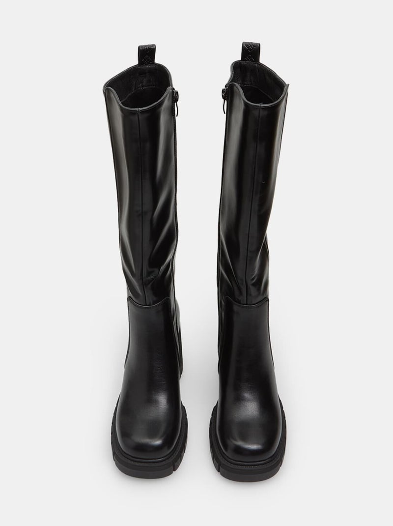 Bottes Bata Red Label avec talon de 9,5 cm Noir - Kiabi