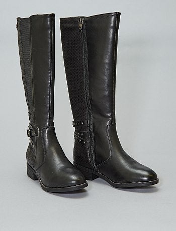 Bottes bi-matière élastiquées 'Xti'