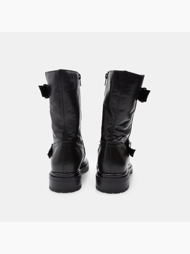 Bottes Casual d'Hiver BATA Noir - Kiabi