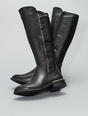 Bottes cavalières à clous