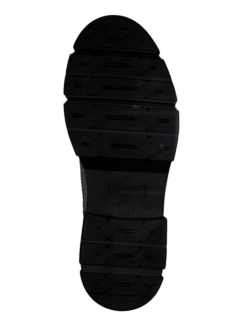 Bottes Chelsea Cuir Tamaris Gris - Kiabi