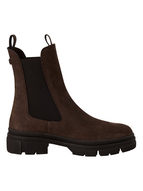 Bottes Chelsea Cuir Tamaris - Kiabi