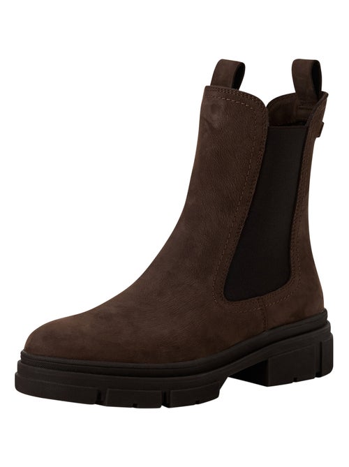 Bottes Chelsea Cuir Tamaris - Kiabi