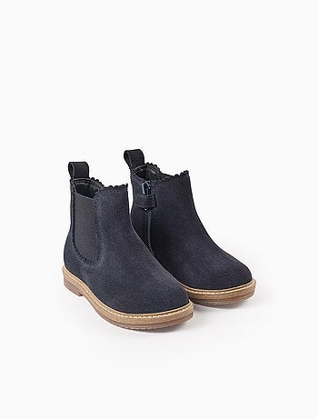 Bottes Chelsea en Cuir Suédé