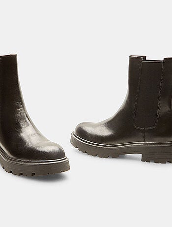 Bottes Chelsea hautes avec semelle track BATA