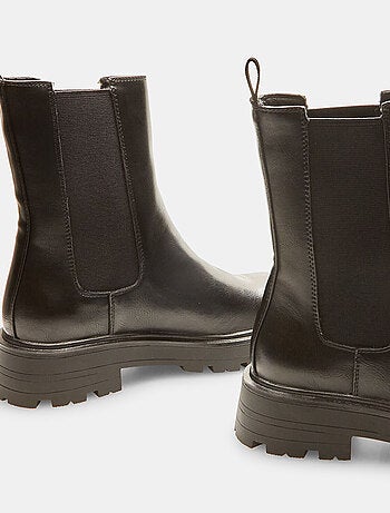 Bottes Chelsea hautes avec semelle track BATA