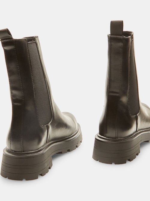 Bottes Chelsea hautes avec semelle track BATA - Kiabi