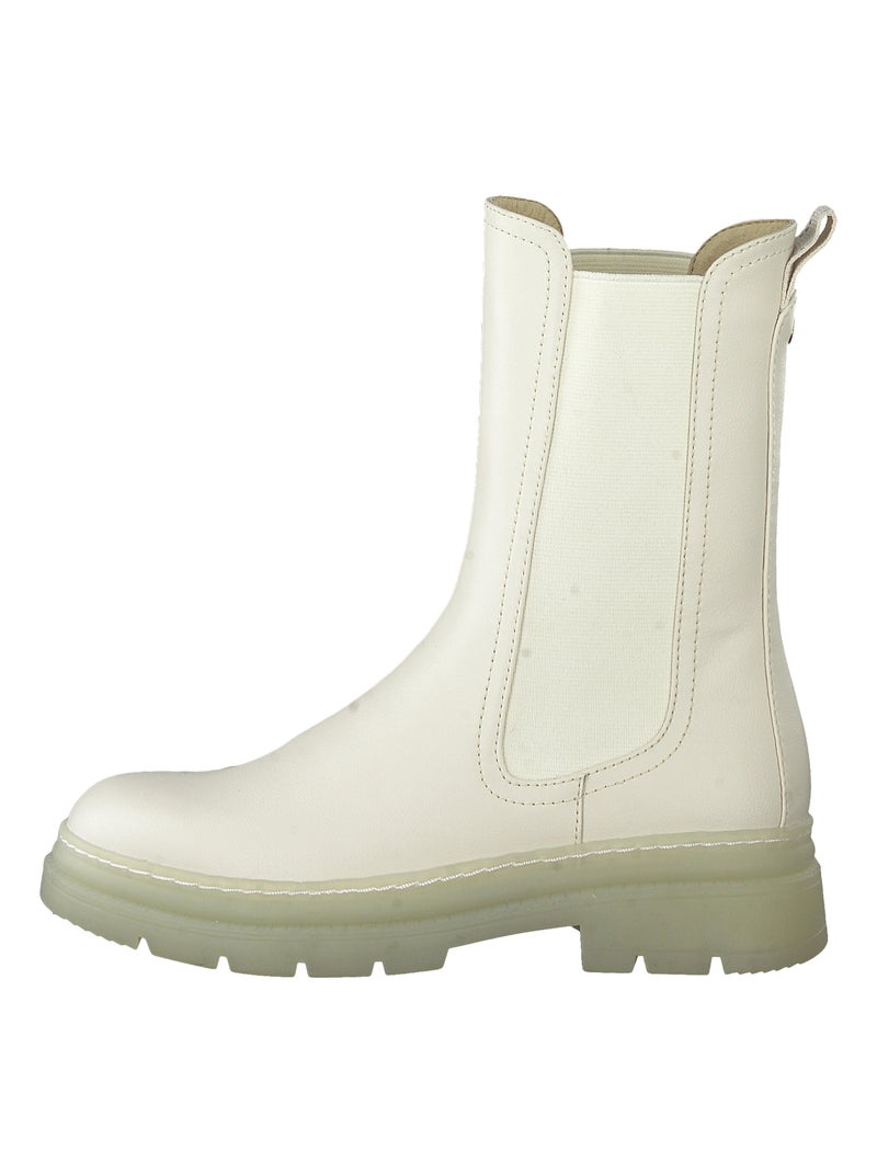 Bottes Chelsea Tamaris Blanc - Kiabi