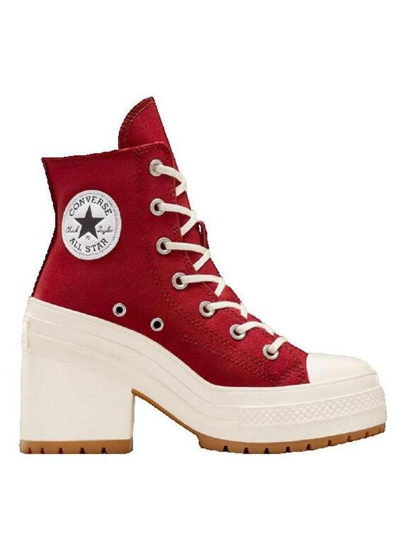 Bottes Chuck 70 De Luxe Heel en textile Converse Rouge Femme
