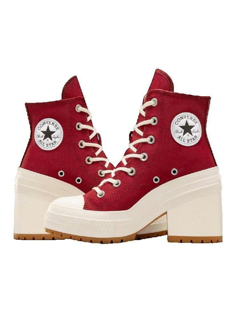 Bottes Chuck 70 De Luxe Heel en textile Converse Rouge - Kiabi