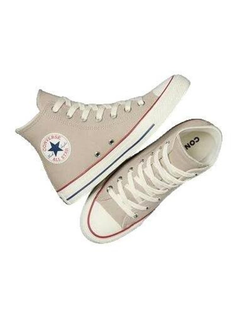 Bottes Chuck Taylor All Star High Top toile Converse Beige - Kiabi
