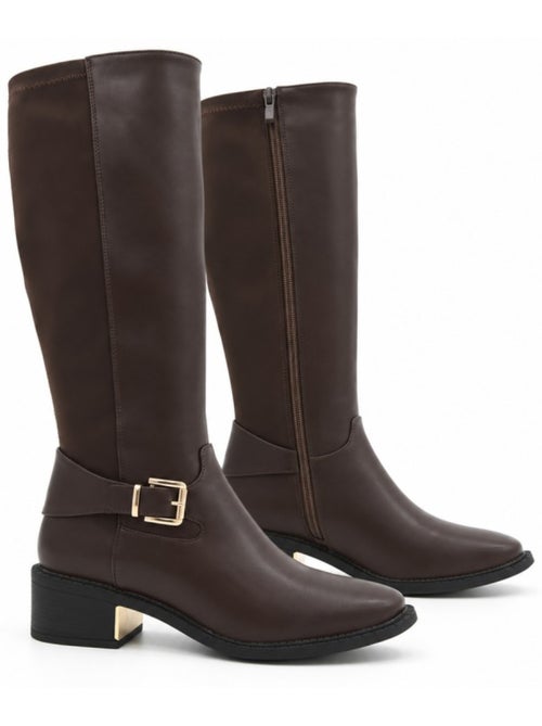 Bottes compensées matière synthétique montevita - Kiabi Bottes compensées matière synthétique montevita - Kiabi
