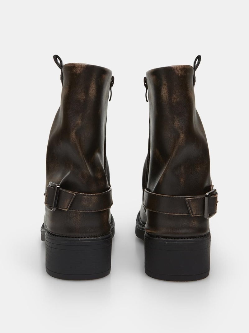 Bottes courtes Bata Red Label Marron - Kiabi