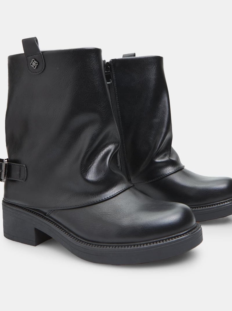Bottes courtes Bata Red Label Noir - Kiabi