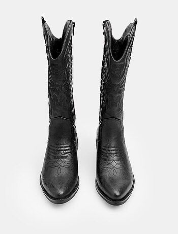 Bottes cow-boy avec talon de 3,5 cm BATA